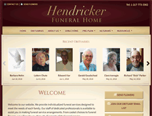 Tablet Screenshot of hendrickerfh.com